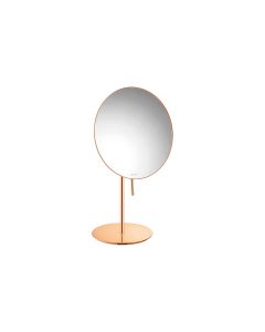 Καθρέπτης Μεγεθυντικός Επικαθήμενος Ø20 εκ. x3 Rose Gold 24 K Sanco Cosmetic Mirrors MR-703-A06