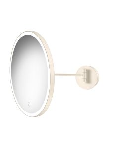 Καθρέπτης Led 5w Μεγεθυντικός Ø40x33εκ.IP44 220-240V Sanco Cosmetic Mirrors Beige Mat MRLED-405-M102