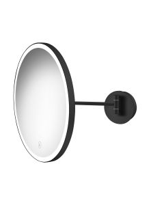 Καθρέπτης Led 5w Μεγεθυντικός Ø40x33εκ.IP44 220-240V Sanco Cosmetic Mirrors Black Mat MRLED-405-M116