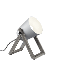 Φωτιστικό Επιτραπέζιο  "Προβολέας" Μέταλλο Γκρι ,Φυσικό Ξύλο Γκρι Trio Marc R50721011