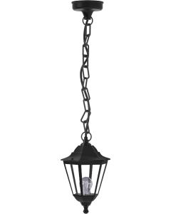 it-Lighting Redfish 1xE27 Outdoor Pendant Light Black D:137cmx21.5cm 80300114