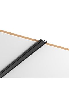 InLight Ultra-Thin μαγνητική ράγα σε μαύρη απόχρωση D:2m TR008-BL