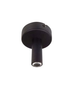 Σποτ D80xH92mm Led 3w Μαύρο Viokef Duct 3989100