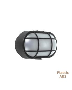 Απλίκα Χελώνα Επιτοίχια IP44 L223xH128mm 1Xe27 Plastic ABS Dark Grey Kioto Viokef 4283000