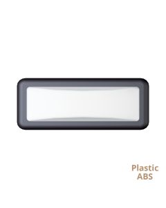 Απλίκα IP54 Led 6w 3000K 500lm Πλαστικό ABS Dark Grey Minos Viokef 4189700