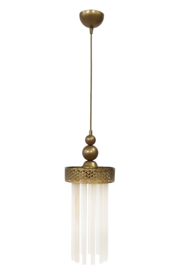 PASTA 1/L CRYSTAL ΚΡΕΜΑΣΤΟ GOLD MAT Heronia 01-0438