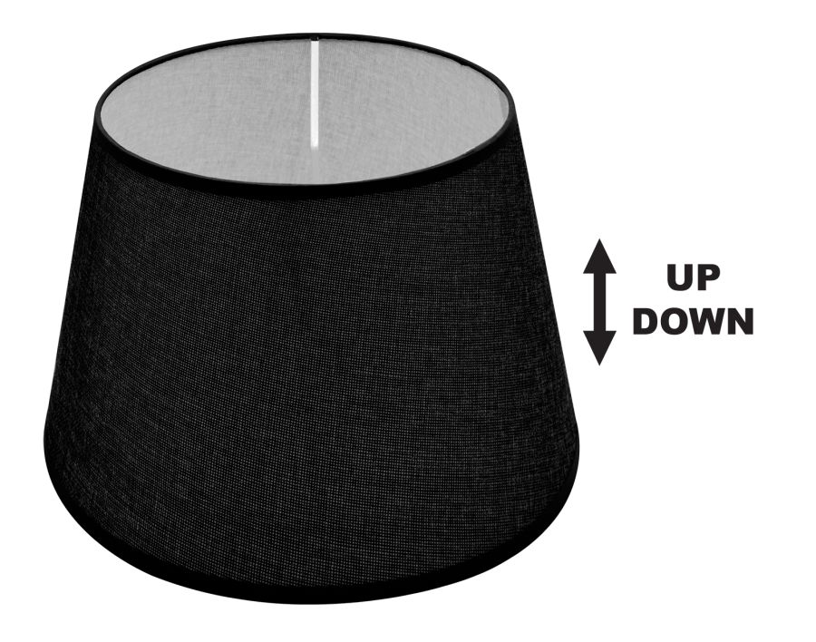 SPC 30 BK (d30-24-H22) ΚΑΠΕΛΟ ΜΑΥΡΟ UP/DOWN ARlight 0284099