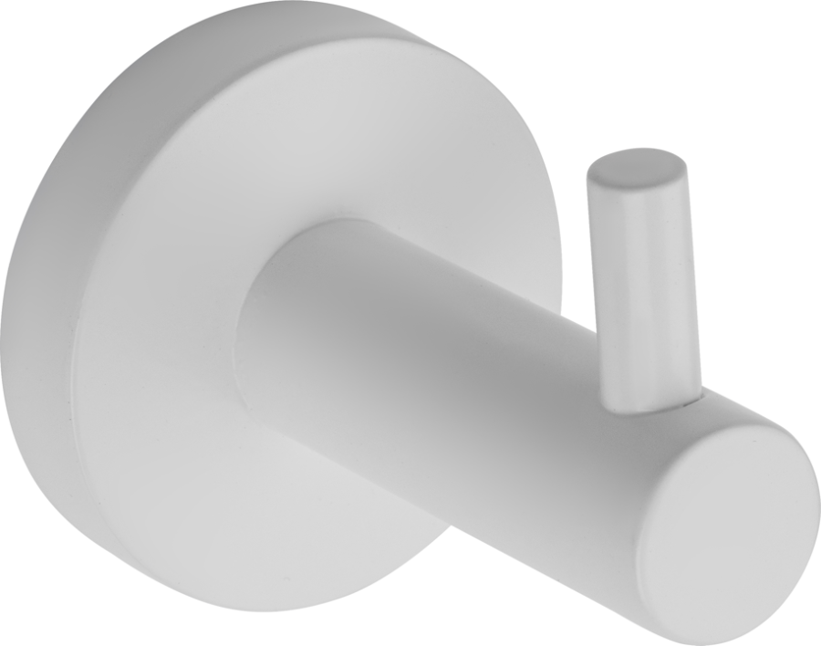 Άγκιστρο Μονό Λευκό Bronze Art Fairmont MH08-31-AA