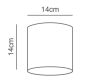 SE21-BL-B10-BL1W-SH1 ADEPT PENDANT White Fabric Wall Lamp + HOMELIGHTING 77-9007
