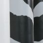Κουρτίνα Μπάνιου Πλαστική 180x200cm Black Sealskin Zebra 800150