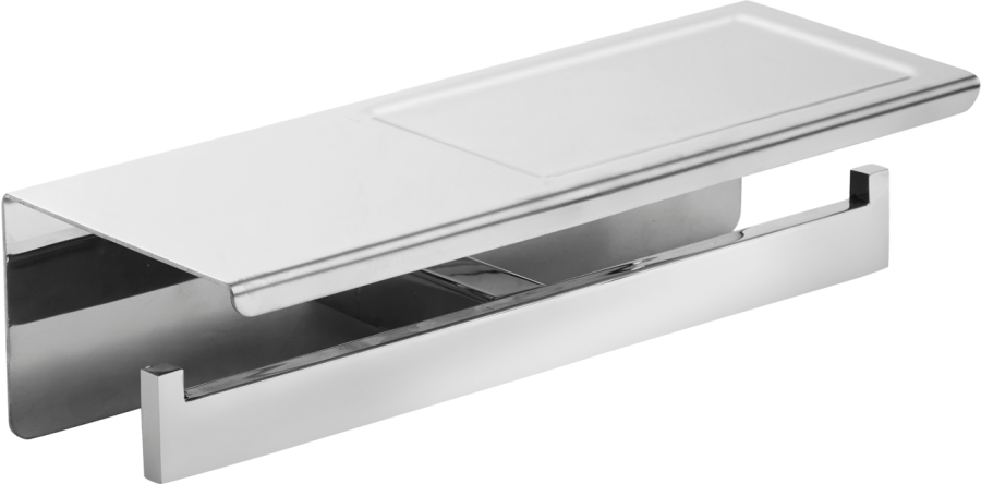 Χαρτοθήκη Διπλή Χρώμιο Bronze Art Genesis 54V1-10