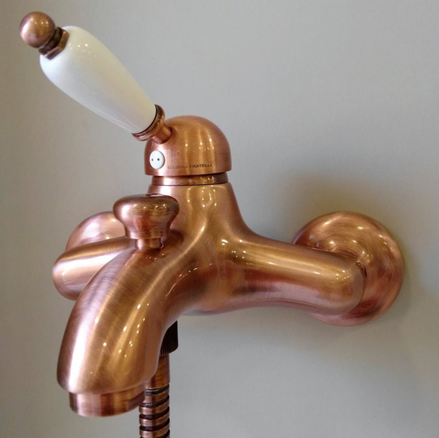 Μπαταρία Λουτρού Πλήρης Rame (Ροζ χαλκός) Gaboli Fratelli Parentesi 2110  
