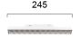 Linear Antiglare Λευκό L:245 Magnetic (dimmable) Viokef 4244407