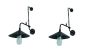 WL111064 (x2) Dim Packet Metal black adjustable wall lamp+ HOMELIGHTING 77-8862