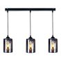 KQ 8877-3 SMOG PENDANT SMOKED GLASSES HOMELIGHTING 77-8201