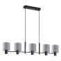 SE21-BL-120-SH2 ADEPT BLACK PENDANT GREY SHADE+ HOMELIGHTING 77-8294