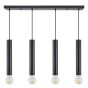 SE21-BL-5-4BL ADEPT TUBE BLACK Black Pendant+ HOMELIGHTING 77-8674