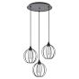 SE21-BL-B10-3BL-GR2 ADEPT PENDANT Black Metal Grid Pendant+ HOMELIGHTING 77-8757