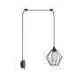 SE21-BL-B10-BL1W-GR1 ADEPT PENDANT Black Metal Grid Wall Lamp+ HOMELIGHTING 77-8894