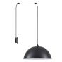 SE21-BL-B10-BL1W-MS50 ADEPT PENDANT Black Metal Shade Wall Lamp+ HOMELIGHTING 77-8890