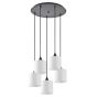 SE21-BL-B10-BL5-SH1 ADEPT PENDANT White Shade Pendant+ HOMELIGHTING 77-9027