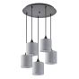 SE21-BL-B10-BL5-SH2 ADEPT PENDANT Grey Shade Pendant+ HOMELIGHTING 77-9028