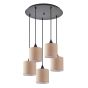 SE21-BL-B10-BL5-SH3 ADEPT PENDANT Brown Shade Pendant+ HOMELIGHTING 77-9029