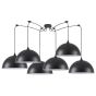 SE21-BL-B10-BL6-MS40 ADEPT PENDANT Black Metal Pendant+ HOMELIGHTING 77-8718