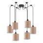 SE21-BL-B10-BL6-SH3 ADEPT PENDANT Brown Shade Pendant+ HOMELIGHTING 77-9026