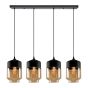 SE21-HN-18-30-4BL+ GABY Honey Glass Pendant+ HOMELIGHTING 77-8790