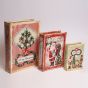 ΒΙΒΛΙΑ ΔΙΑΚΟΣΜΗΤΙΚΑ, VINTAGE,  ΞΥΛΙΝΑ, ΣΕΤ 3 ΤΜΧ, 30x22x7.5,  23x17x6 ΚΑΙ 16x11x4.5cm Eurolamp 600-47919