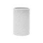 Ποτηροθήκη Πορσελάνη Λευκή Ø10,9*7,1cm Ecocasa Boho White 02-6693