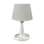 ΠΟΡΤΑΤΙΦ ΚΩΝΙΚΟ ΑΜΠΑΖΟΥΡ TL-10 Ø20 WH-BR/KΡΕΜ Ε/27 Heronia 09-0202