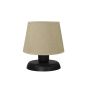 ΠΟΡΤΑΤΙΦ ΚΩΝΙΚΟ ΑΜΠΑΖΟΥΡ TL-08 Ø20 ΜΠΕΖ-BLACK Ε/27 Heronia 09-0225