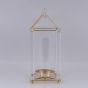 ΦΑΝΑΡΙ ΜΕΤΑΛΛΙΚΟ ΧΡΥΣΟ 15x38cm Eurolamp 819-01039