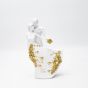 ΖΕΥΓΑΡΙ ΠΟΛΥΡΕΖΙΝ ΛΕΥΚΟ - ΧΡΥΣΟ 12x5.5x20.5cm Eurolamp 819-00909