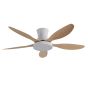 it-Lighting Denali 24W 3CCT LED Fan Light in White and wooden Color 102000710