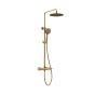 Orabella Terra Brushed Gold - Στήλη ντουζ με στρόγγυλη κεφαλή Φ250 10250