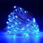 ΣΕΙΡΑ, 100 ΜΙΝΙ LED, ΣΤΑΘΕΡΟ, 4,5V, ΜΕ ΜΕΤΑΣΧΗΜΑΤΙΣΤΗ, ΠΡΟΕΚΤΑΣΗ ΠΑΡΟΧΗΣ 500cm, ΑΣΗΜΙ ΧΑΛΚΟΣ, ΜΠΛΕ LED, ANA 10cm, ΙΡ44 Eurolamp 600-11722