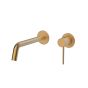 Orabella Preciosa Brushed gold - Μπαταρία νιπτήρος, εντοιχισμού 2 οπών 10377