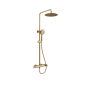 Orabella Oval Brushed gold - Στήλη ντουζ με στρόγγυλη κεφαλή Φ250 10473