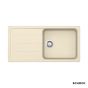 Νεροχύτης Κουζίνας Γρανίτη Element 100x50 Schock Cristalite Vanilla Granite  31100-1321