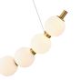 ΦΩΤΙΣΤΙΚΟ ΚΡΕΜΑΣΤΟ ΑΛΟΥΜΙΝΙΟ-ΜΕΤΑΛΛΟ-ΑΚΡΥΛΙΚΟ LED 19W 1170Lm 3000K 800X400X1420mm ΜΠΡΟΝΖΕ-ΛΕΥΚΟ ARTE ILLUMINA TREA Eurolamp 144-18042