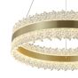 ΦΩΤΙΣΤΙΚΟ ΚΡΕΜΑΣΤΟ ΟΒΑΛ 50W 3000Lm 3000K D60XH120 ΧΡΥΣΟ ARTE ILLUMINA GLORY Eurolamp 144-18133