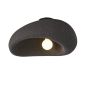 ΠΛΑΦΟΝΙΕΡΑ ΠΟΛΥΣΤΕΡΙΝΗ 1XE27 MAX 15W Φ50cm ΜΑΥΡΗ ARTE ILLUMINA TERAL Eurolamp 144-50034
