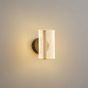 ΑΠΛΙΚΑ TOIXOY ΑΚΡΥΛΙΚΟ LED 8W 720Lm 3000K 105X175mm DOTS ΜΑΥΡO ARTE ILLUMINA SPARKY Eurolamp 144-58011