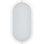 ΑΠΛΙΚΑ ΤΟΙΧΟΥ LED ΠΛΑΣΤΙΚΗ ΟΒΑΛ 15W 1350Lm 3CCT (3000-4000-6500K) 200x96x46mm ΛΕΥΚΗ ARTE ILLUMINA Eurolamp 145-20417