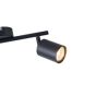 ΣΠΟΤ ΜΕΤΑΛΛΟ 2ΦΩΤΟ 2XGU10 Max 7W 300X130mm ΜΑΥΡΟ ARTE ILLUMINA OLYMP Eurolamp 145-25221