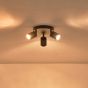 ΣΠΟΤ ΜΕΤΑΛΛΟ 3ΦΩΤΟ 3XGU10 Max 7W Φ180X135mm ΜΑΥΡΟ ARTE ILLUMINA OLYMP Eurolamp 145-25222