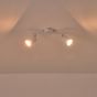 ΣΠΟΤ ΜΕΤΑΛΛΟ 2ΦΩΤΟ 2XGU10 Max 7W 300X155mm ΛΕΥΚΟ ARTE ILLUMINA OLYMP Eurolamp 145-25227